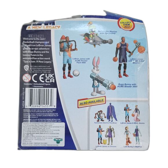 SPACE JAM: A New Legacy - Brand New - Bugs Bunny with Acme Blaster - Picture 2 of 3